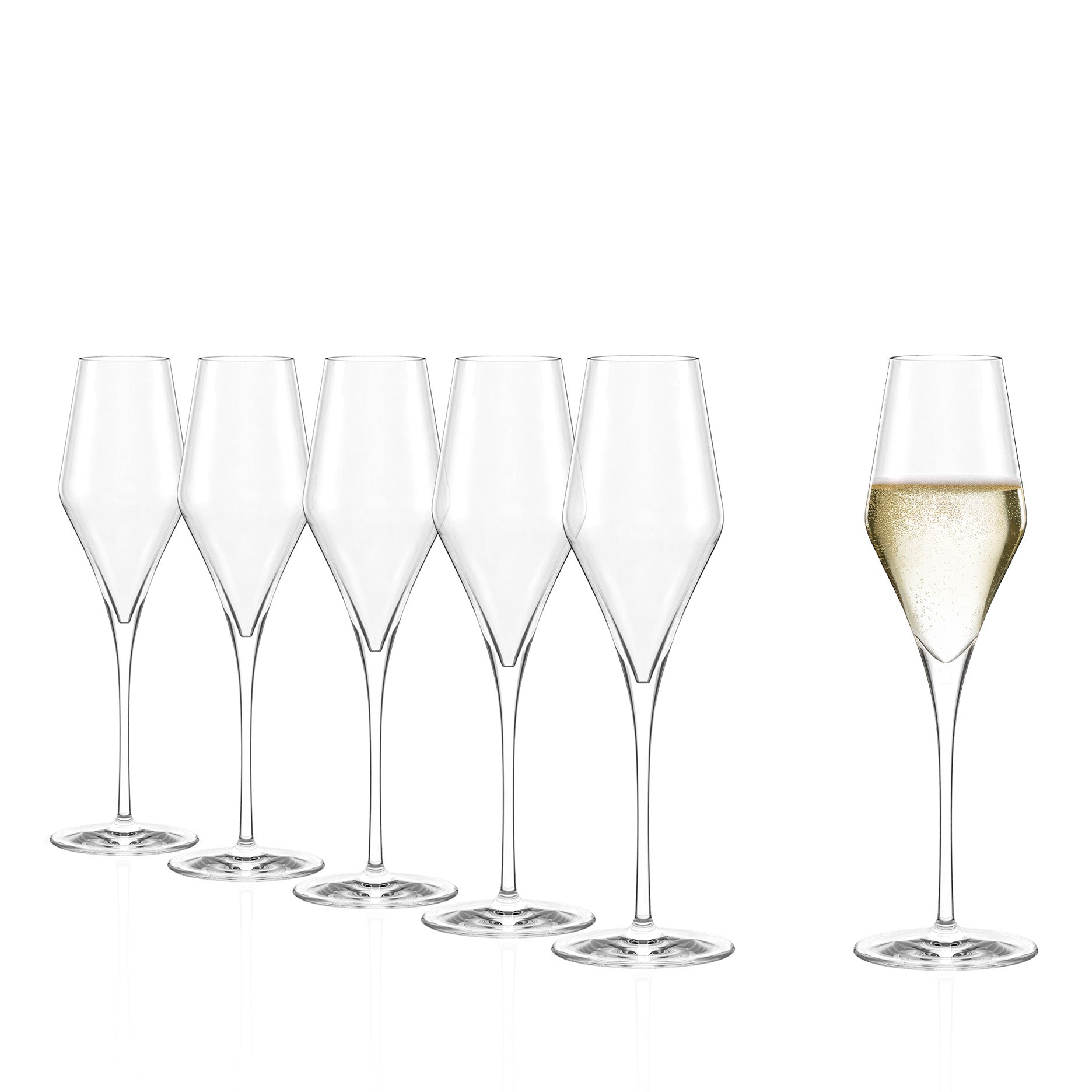 Quatrophil champagneglas 290 ml 6 stk